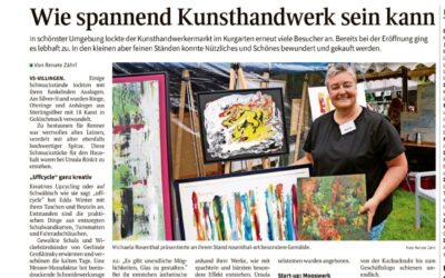 Auf dem Kunsthandwerker-Markt Villingen